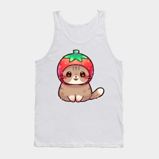Strawberry Cat Tank Top